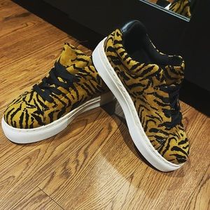 Tiger Print Women's Sneakers
